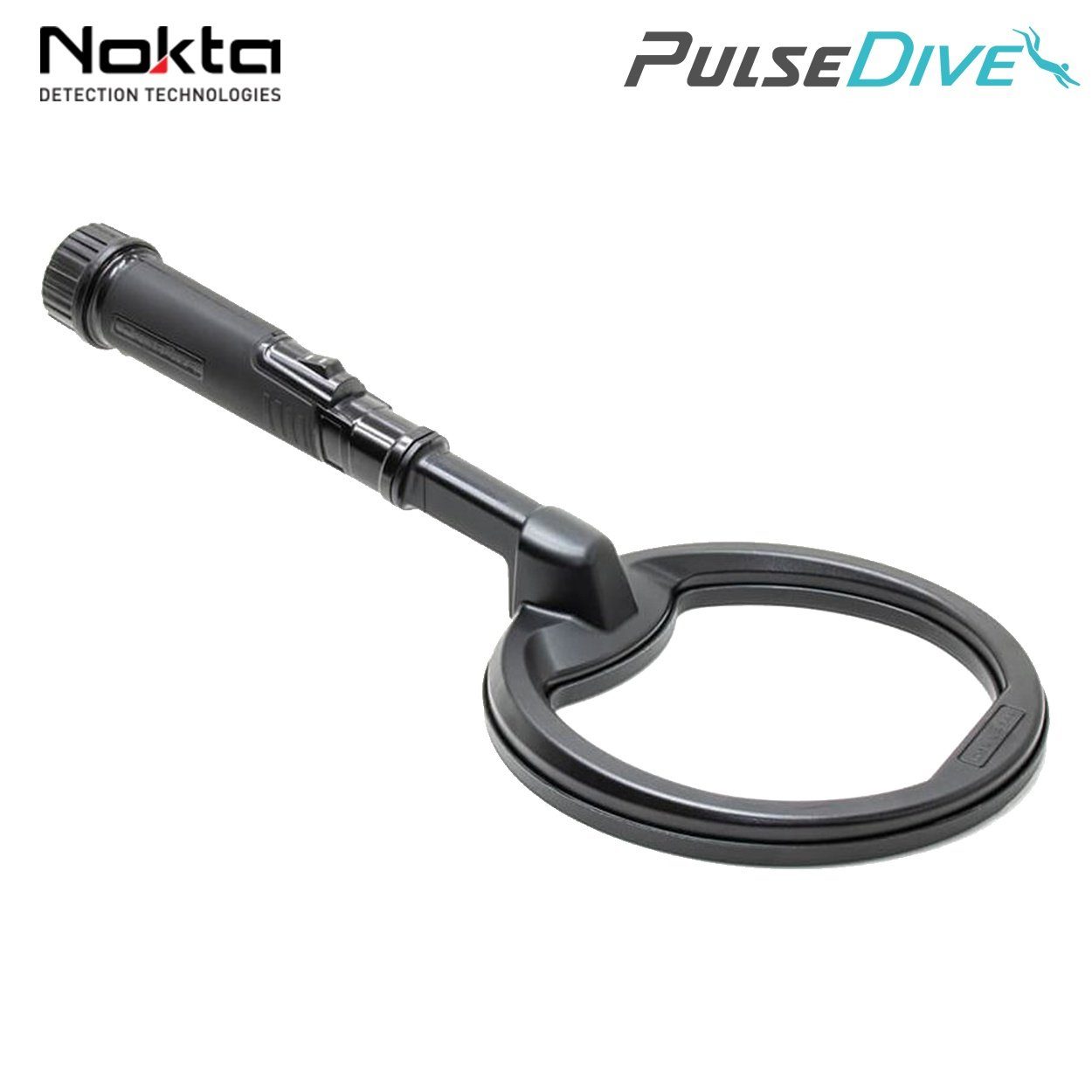 Nokta Metalldetektor PulseDive mit cm (schwarz), Unterwasser 20 Suchspule Detektor