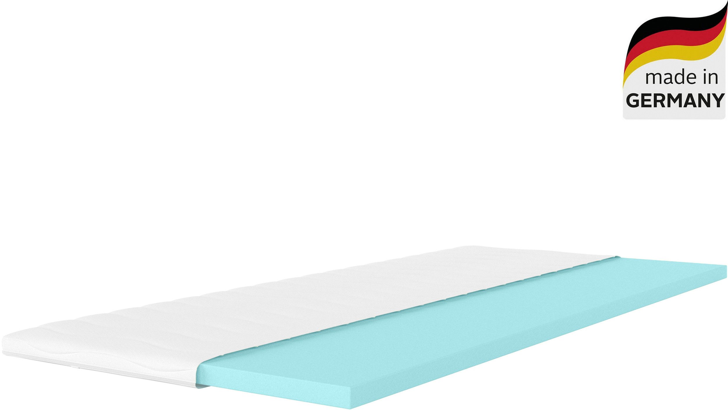 OTTO home, Topper Tornby Topper 90x200 cm,180x200 cm, in 4 Härtegraden, Tencel™ Bezug, 6 cm hoch, Komfortschaum, Matratze & Boxspringbett, Hausstauballergiker geeignet, langlebig
