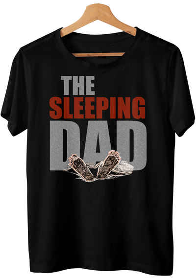 Art & Detail Shirt T-Shirt Vater - The Sleeping Dad Papa Geschenk zum Vatertag