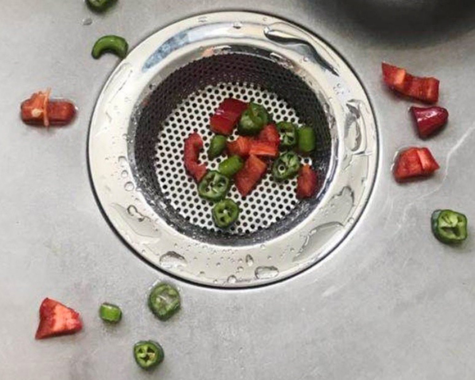 BAYLI Abflusssieb Abfluss Sieb Fein Küche zur Vermeidung von Verstopfung, Haarsieb aus