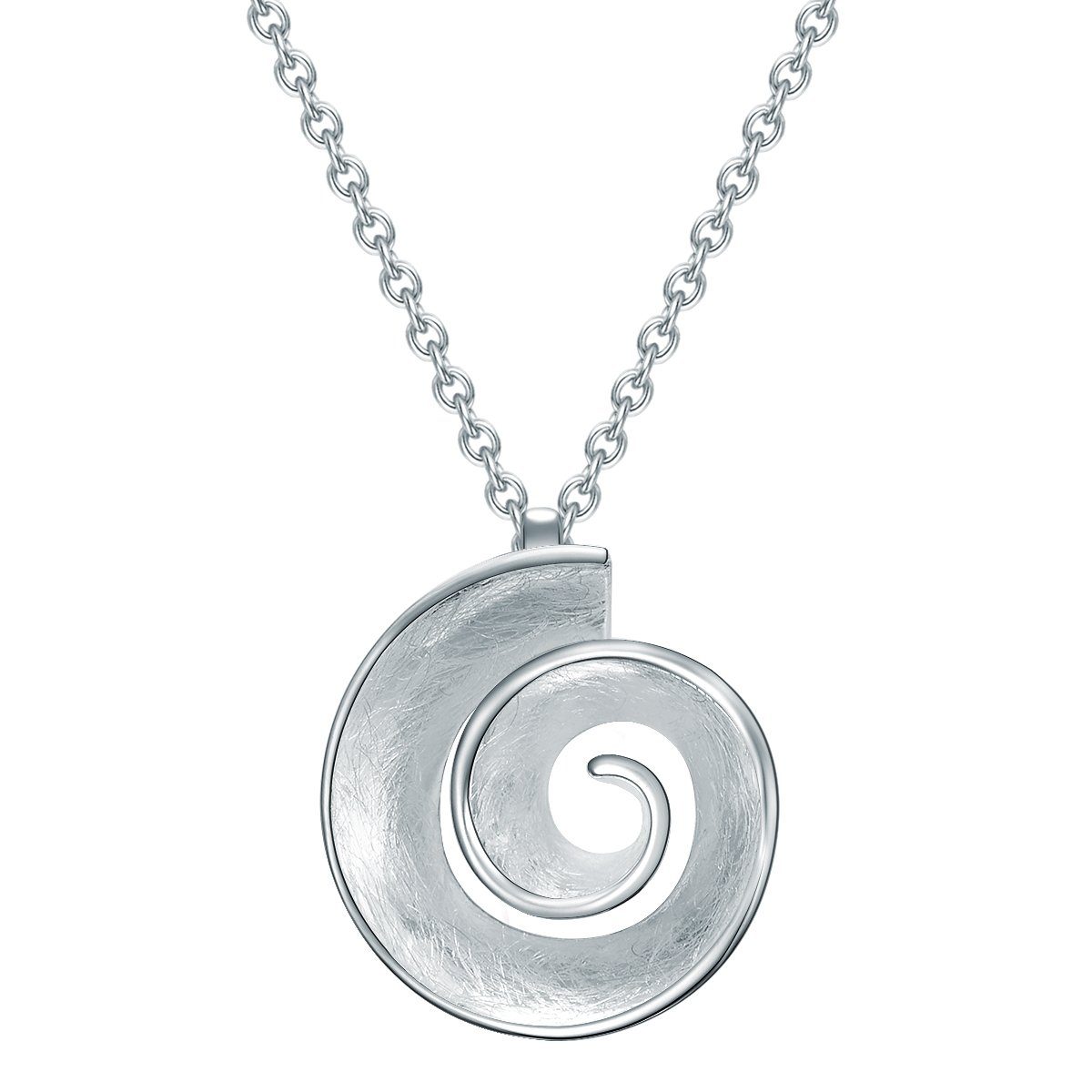 Strandglück Collier Spirale silber, aus Sterling Silber