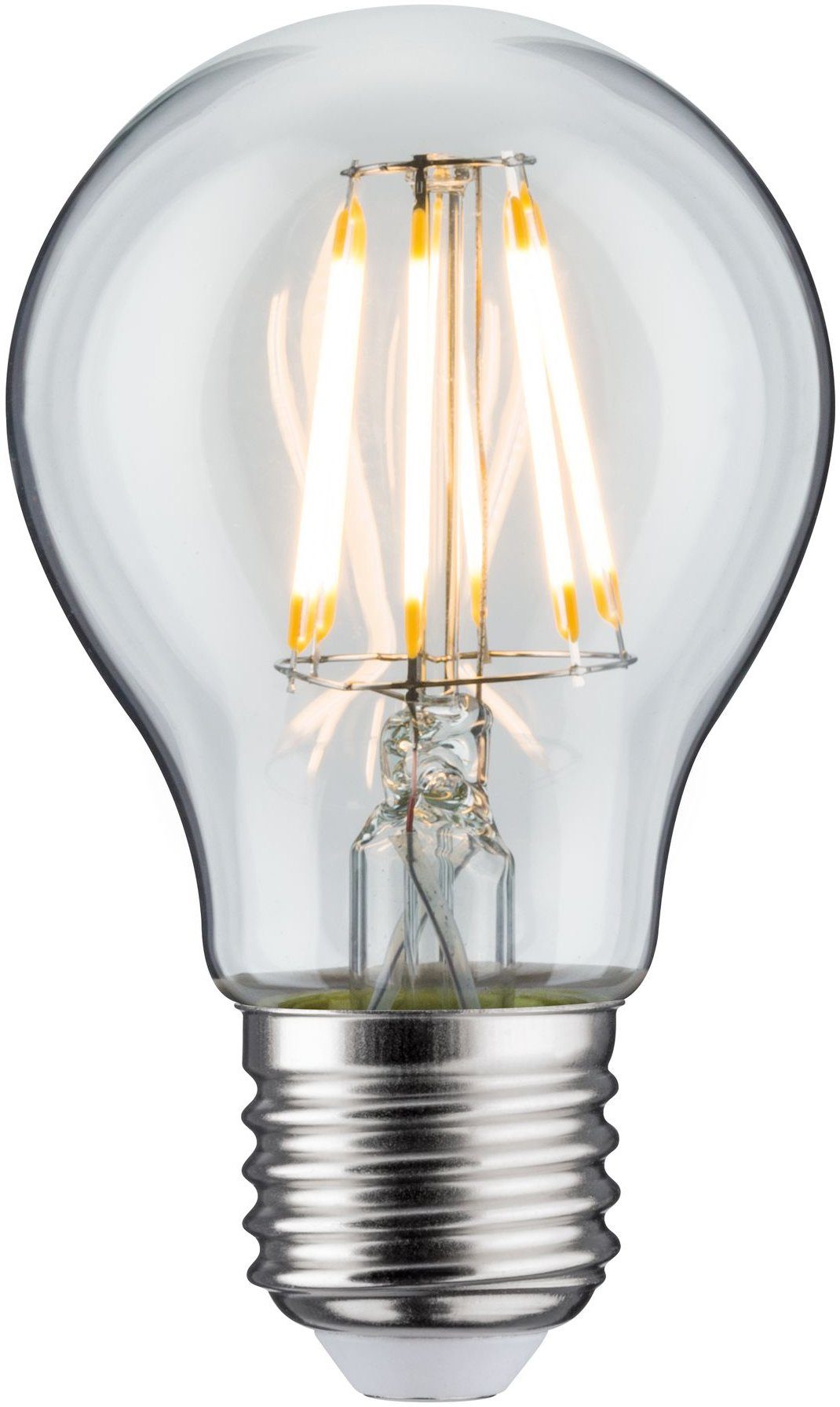 Paulmann LED-Filament 4er Pack 7W E27 klar 2700K, E27, 4 St., Warmweiß
