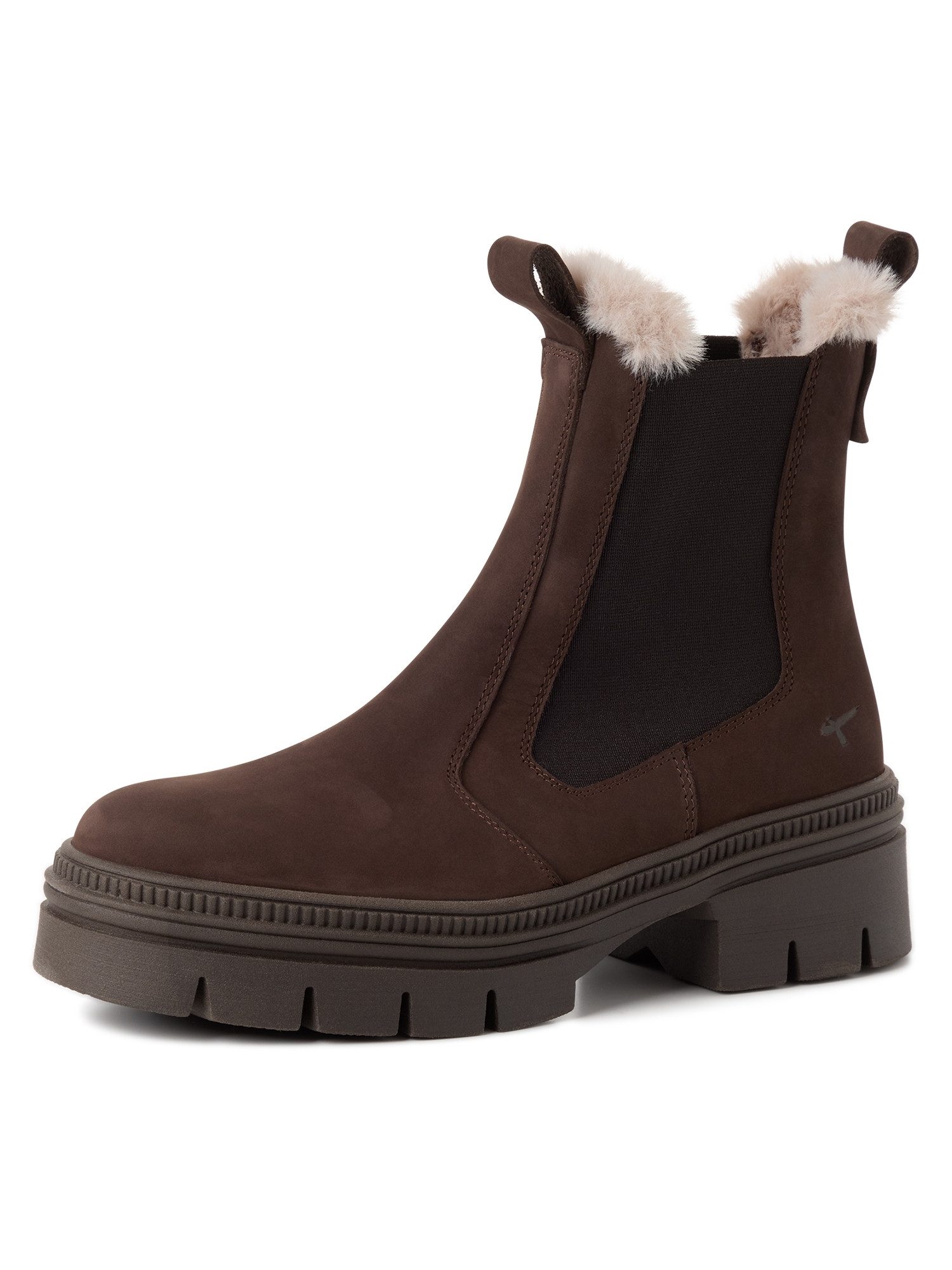 Tamaris aus Leder Blockabsatz 1-26414-47 Winterstiefelette