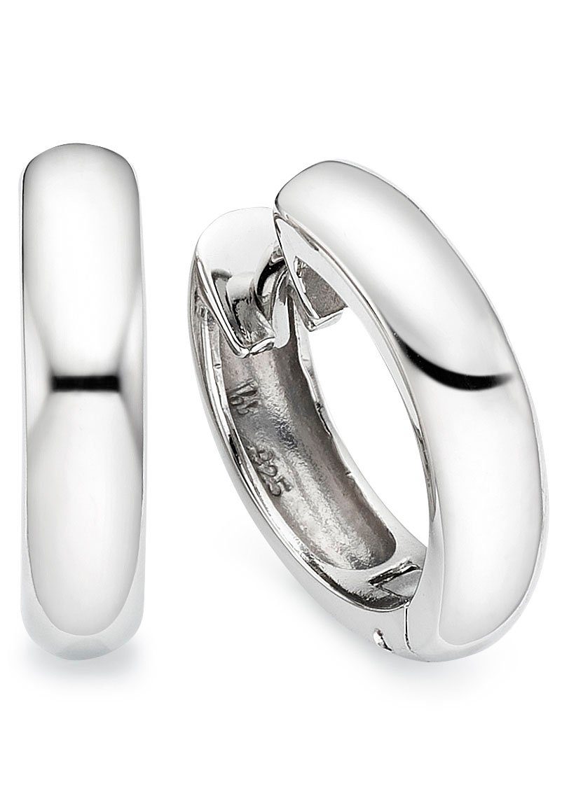 Paar Creolen Schmuck Geschenk Silber 925 Ohrschmuck Ohrringe