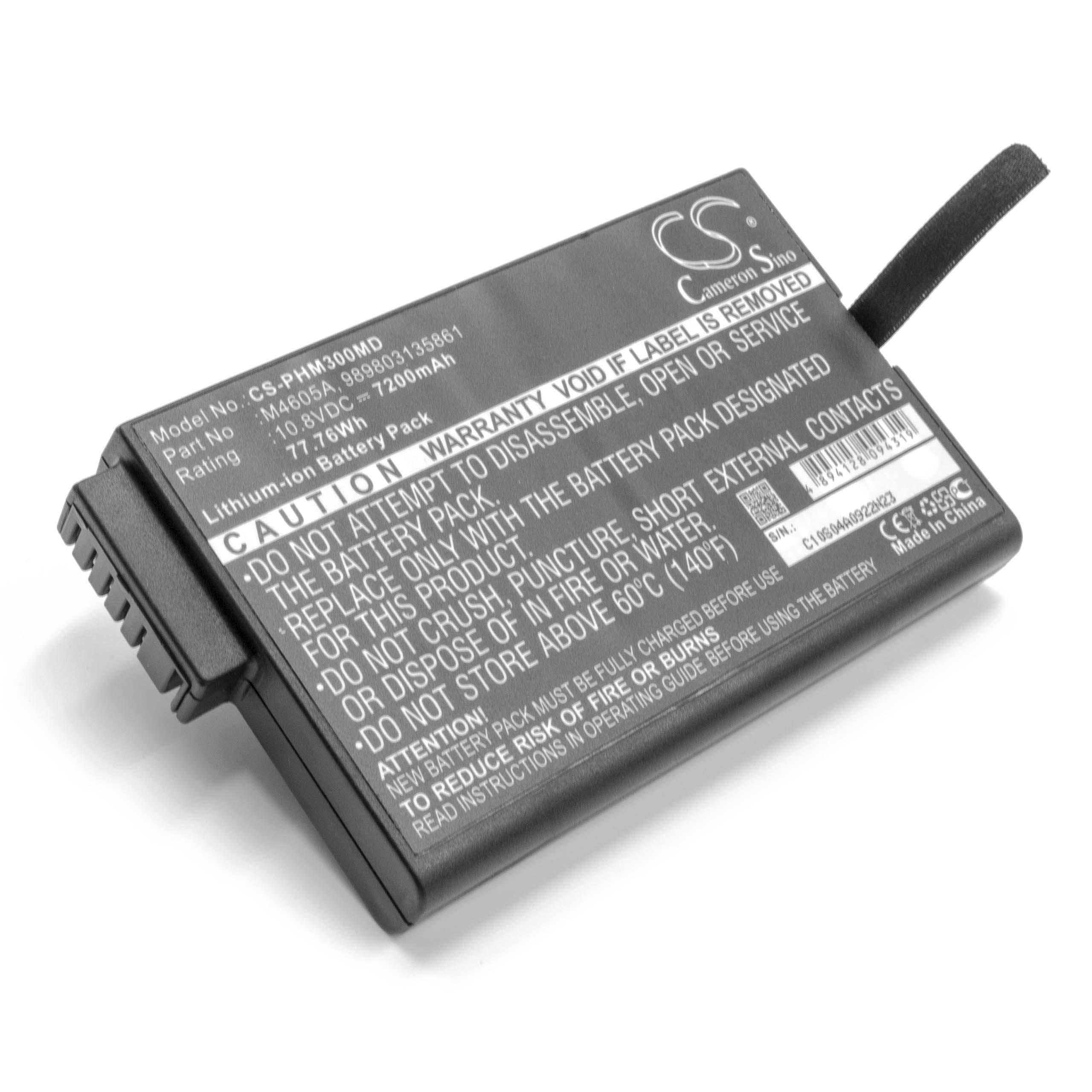 Li-Ion kompatibel mit Avalon Philips Akku vhbw mAh FM20 7200 V) FM30, (10,8