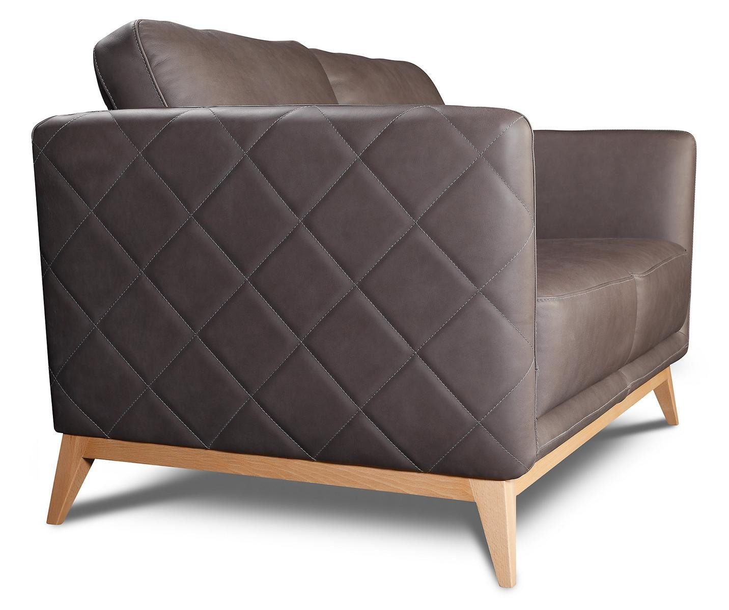 2+1+1 Design Garnituren JVmoebel Sofa Couch Sitz Leder Garnitur Polster Wohnzimmer-Set,