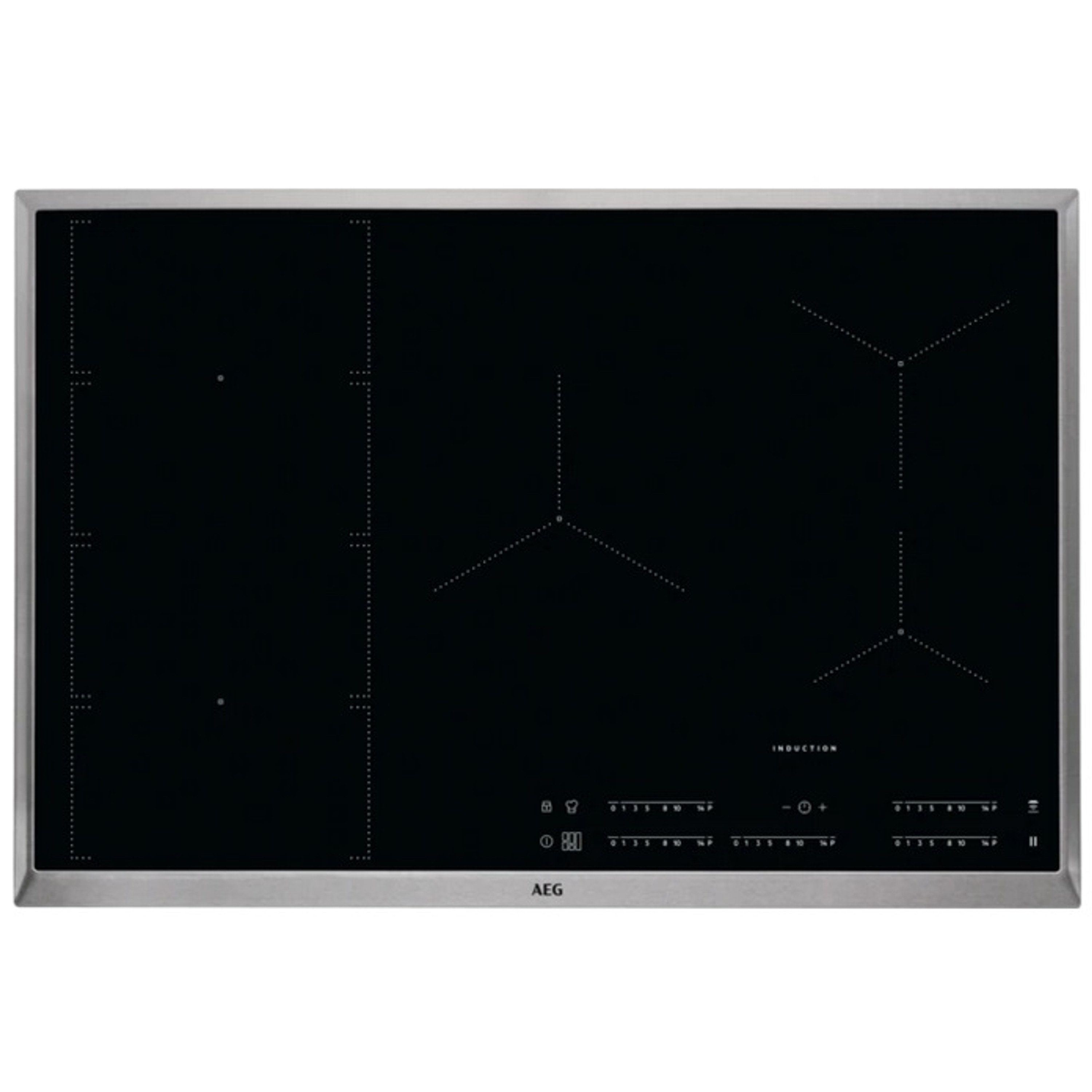 AEG Induktions-Kochfeld IKE85471XB, Hob²Hood-Funktion, Power-Funktion