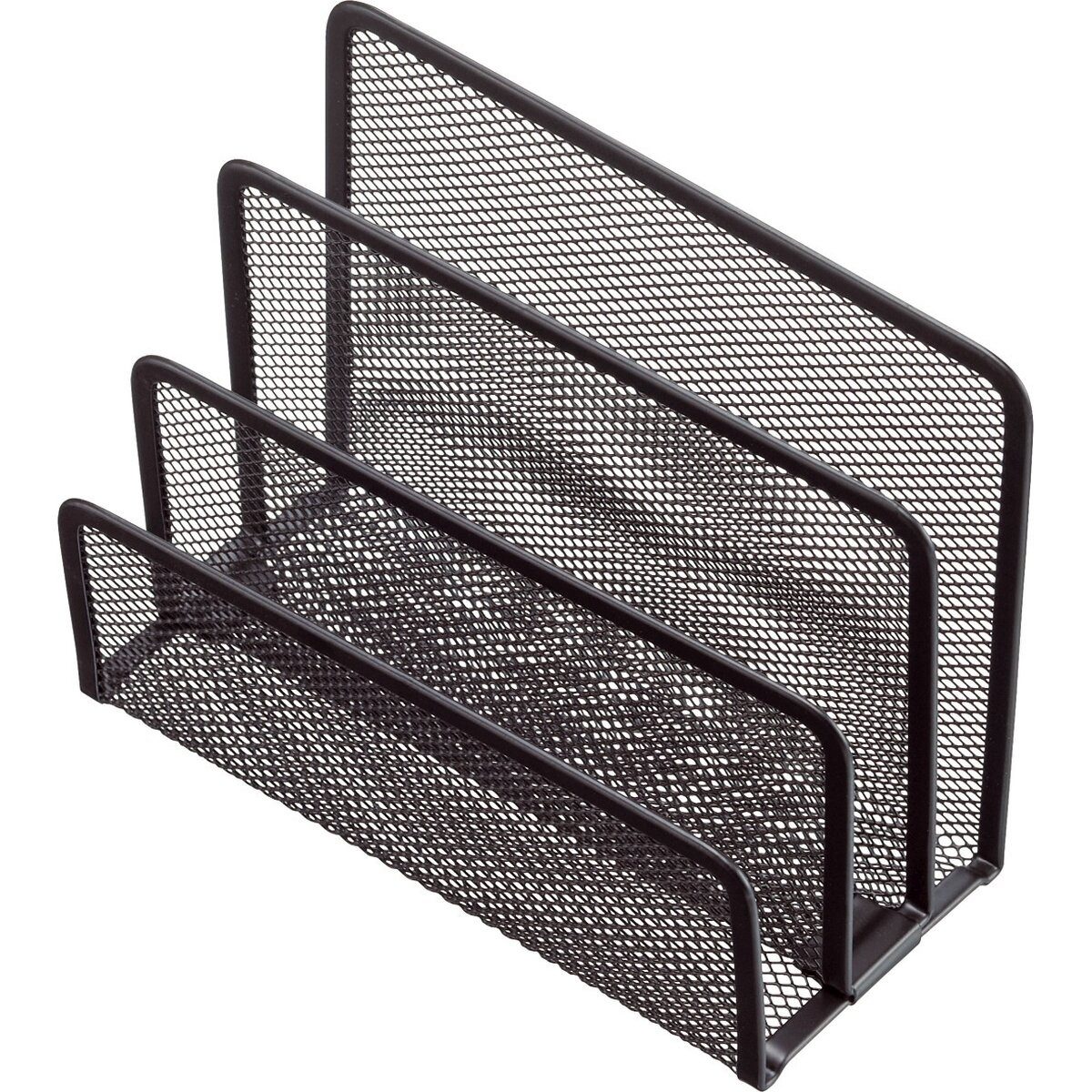 HELIT Briefablage Briefständer Mesh Metall schwarz