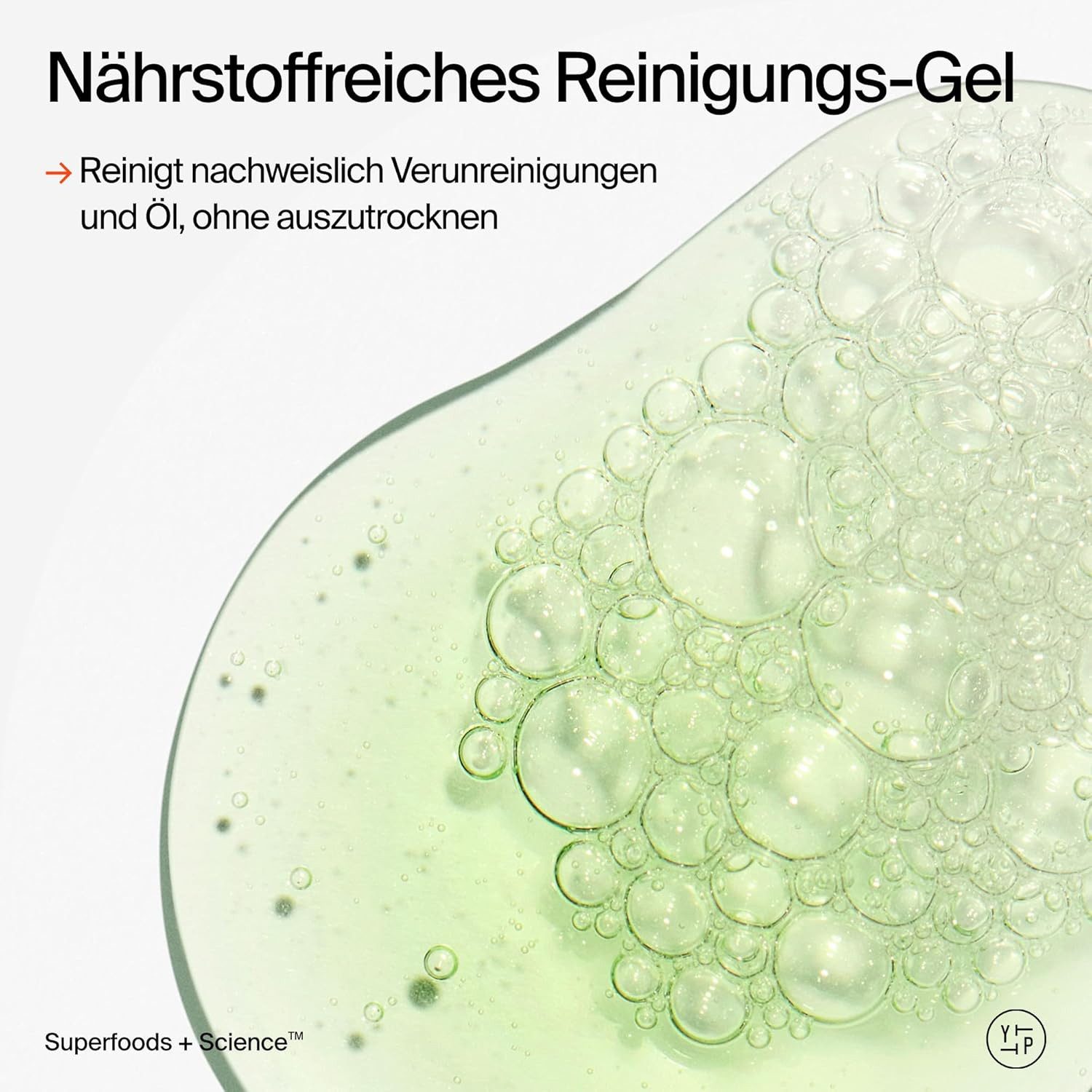 Youth To The People Gesichtsreinigungsgel Superfood Cleanser mit Grünkohl, Grünem Tee & Spinat, pH-neutral für alle Hauttypen sanfter Make-up-Entferner