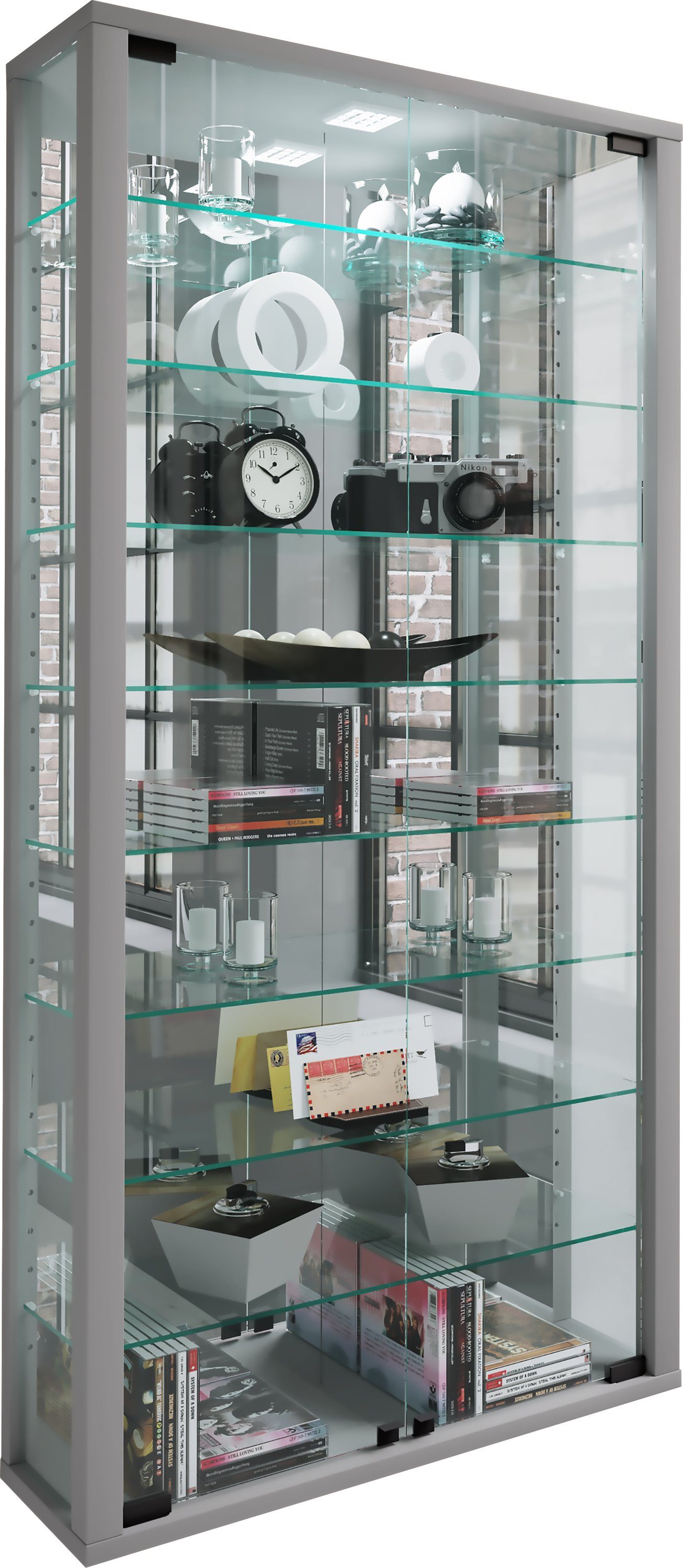 VCM Hängevitrine Wandvitrine Glasvitrine Vitrosa Maxi günstig online kaufen