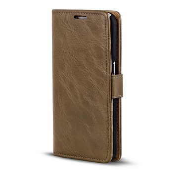 CoolGadget Handyhülle Retro Klapphülle für Samsung Galaxy A5 2016 5,2 Zoll, Schutzhülle Wallet Case Kartenfach Hülle für Samsung Galaxy A5 2016