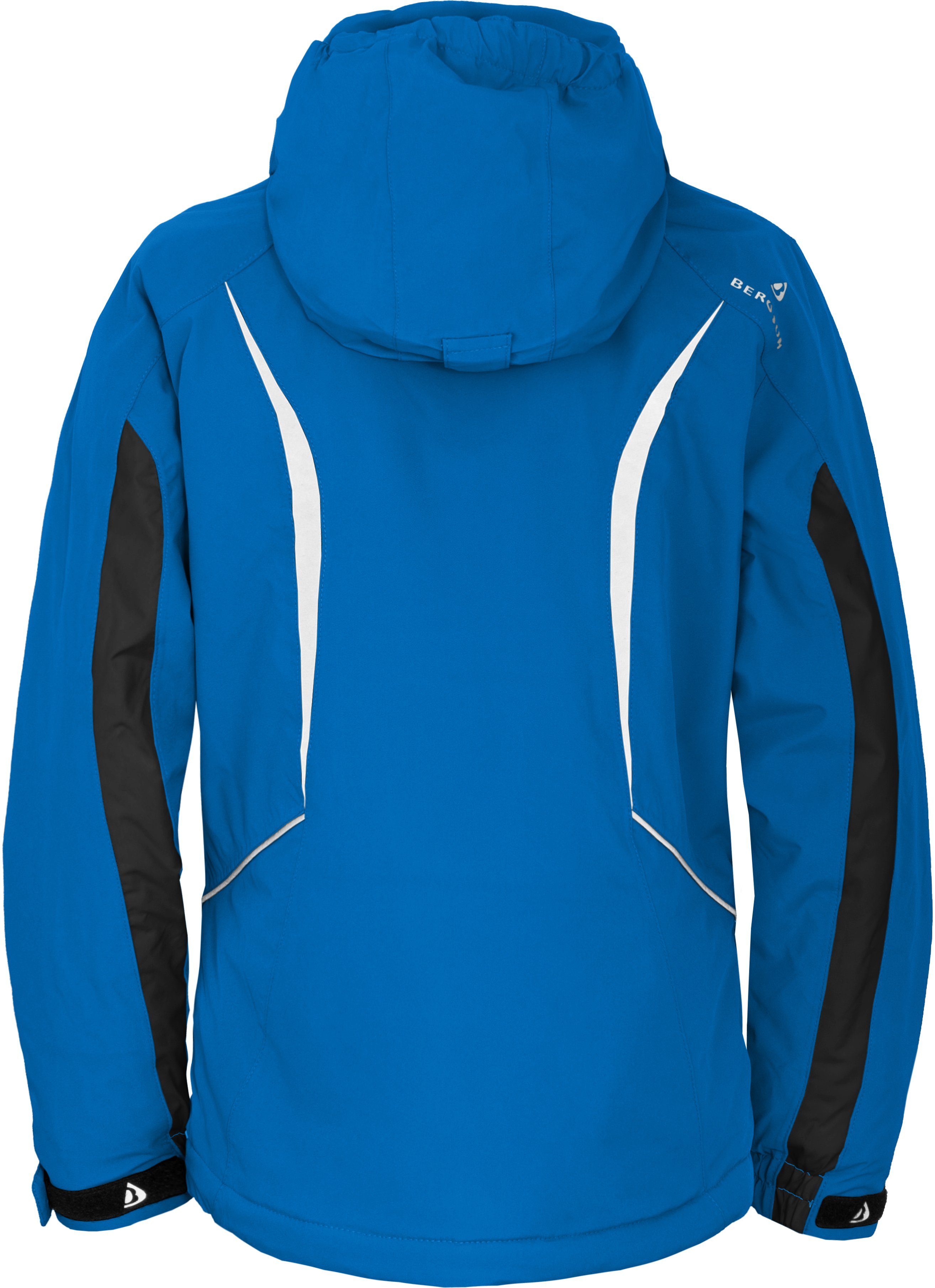 Bergson Skijacke JENS Kinder Skijacke, perfekt für junge Wintersportler, Normalgrößen, blau