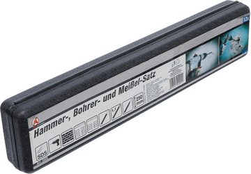 BGS technic Spiralbohrer Hammer-, Bohrer- und Meißel-Satz, SDS-Schaft, Hartmetallspitze, 5 - 20 mm, 12-tlg.
