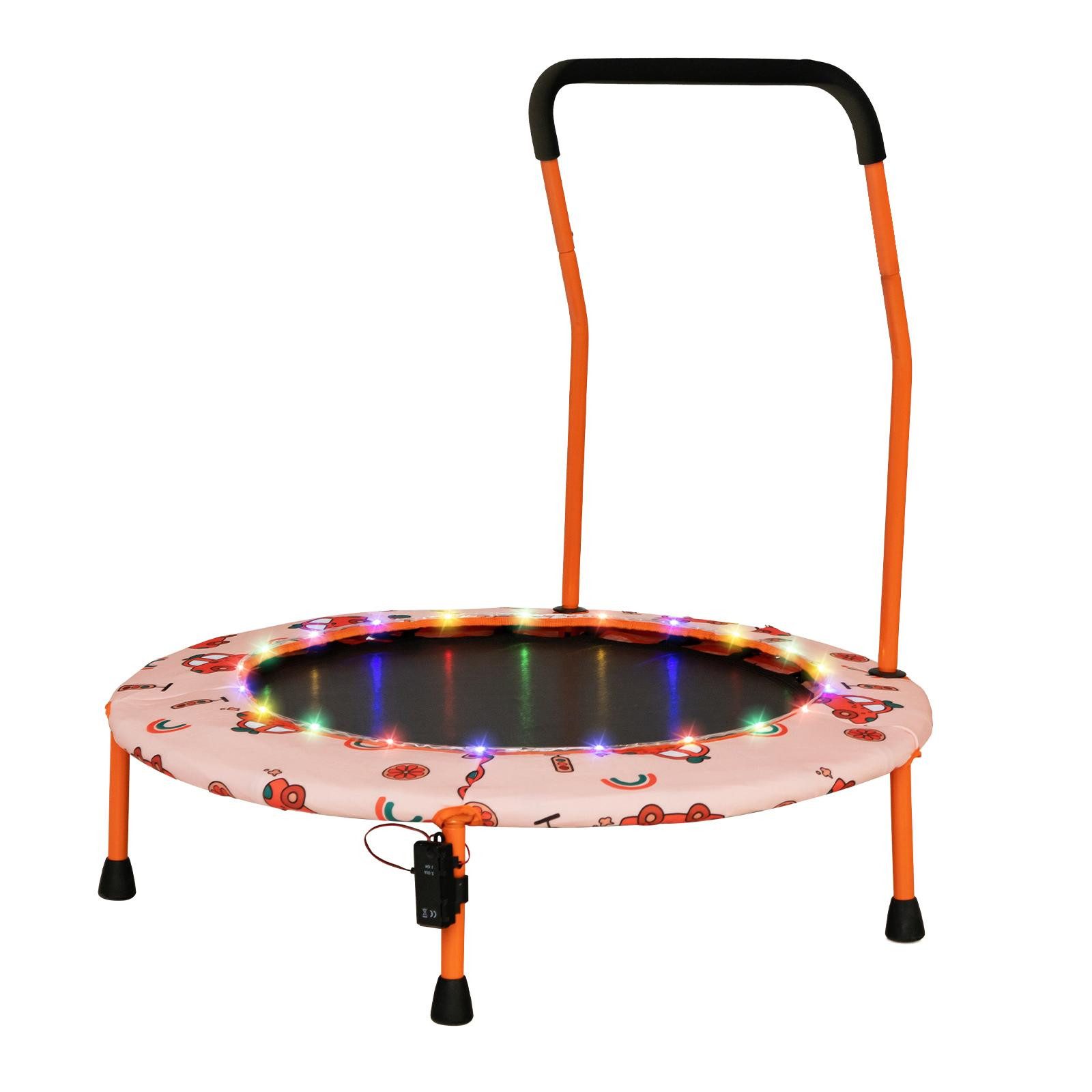 KOMFOTTEU 244cm Gartentrampolin Mit Basketballkorb & Sicherheitsnetz - Für Kinder Und Erwachsene