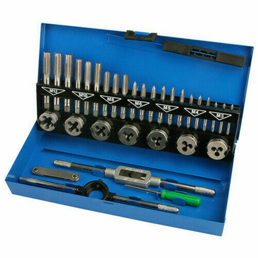 FIVMEN Gewindeschneider Grobgewindeschneider Set Feingewindebohrer Werkzeug-Set, Packung, 40-tlg., inklusive Aufbewahrungsbox