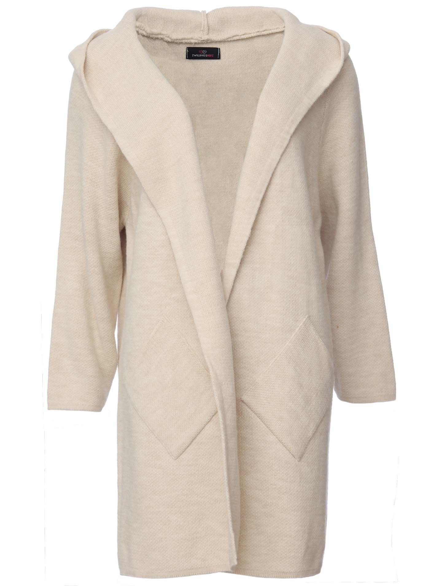 Longstrickjacke Zwillingsherz Strickjacke "Annabell"