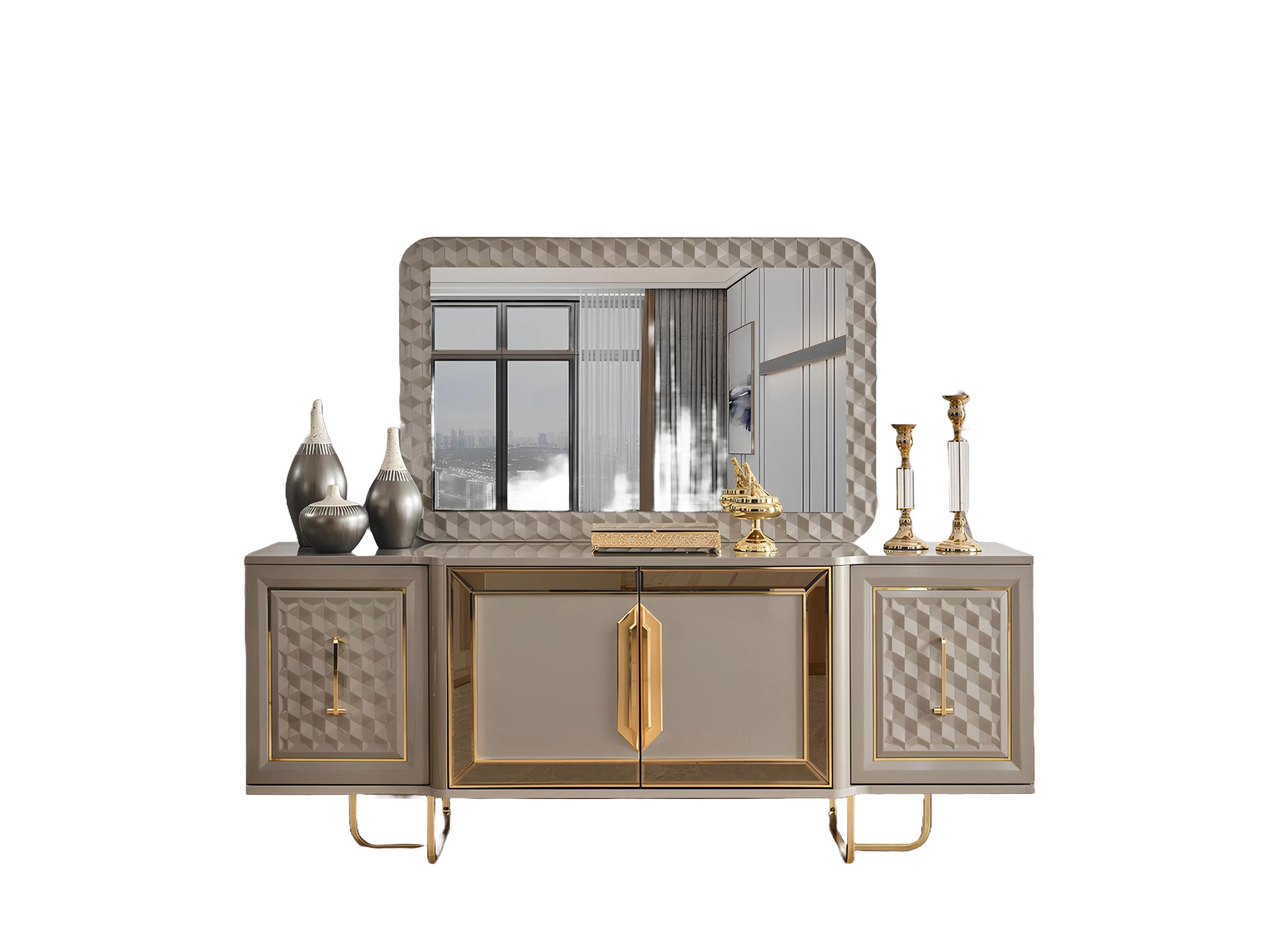 Xlmoebel Sideboard Neuer Designer Luxus Holz Sideboard Schrank - stilvolle Kommode (Sideboard), Hergestellt in Europa