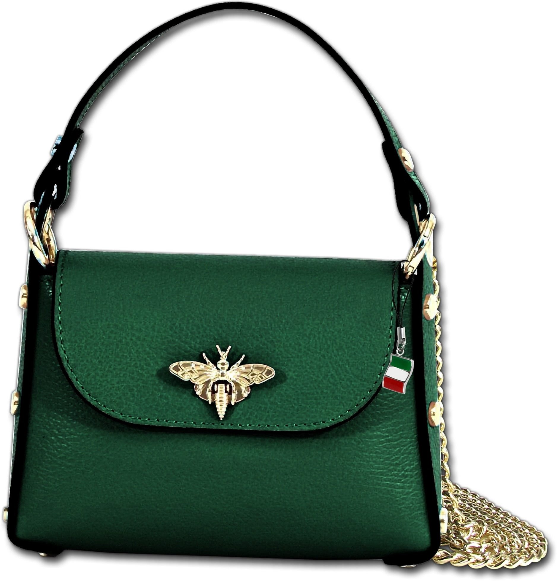Umhängetasche grün Florence Tasche Leder