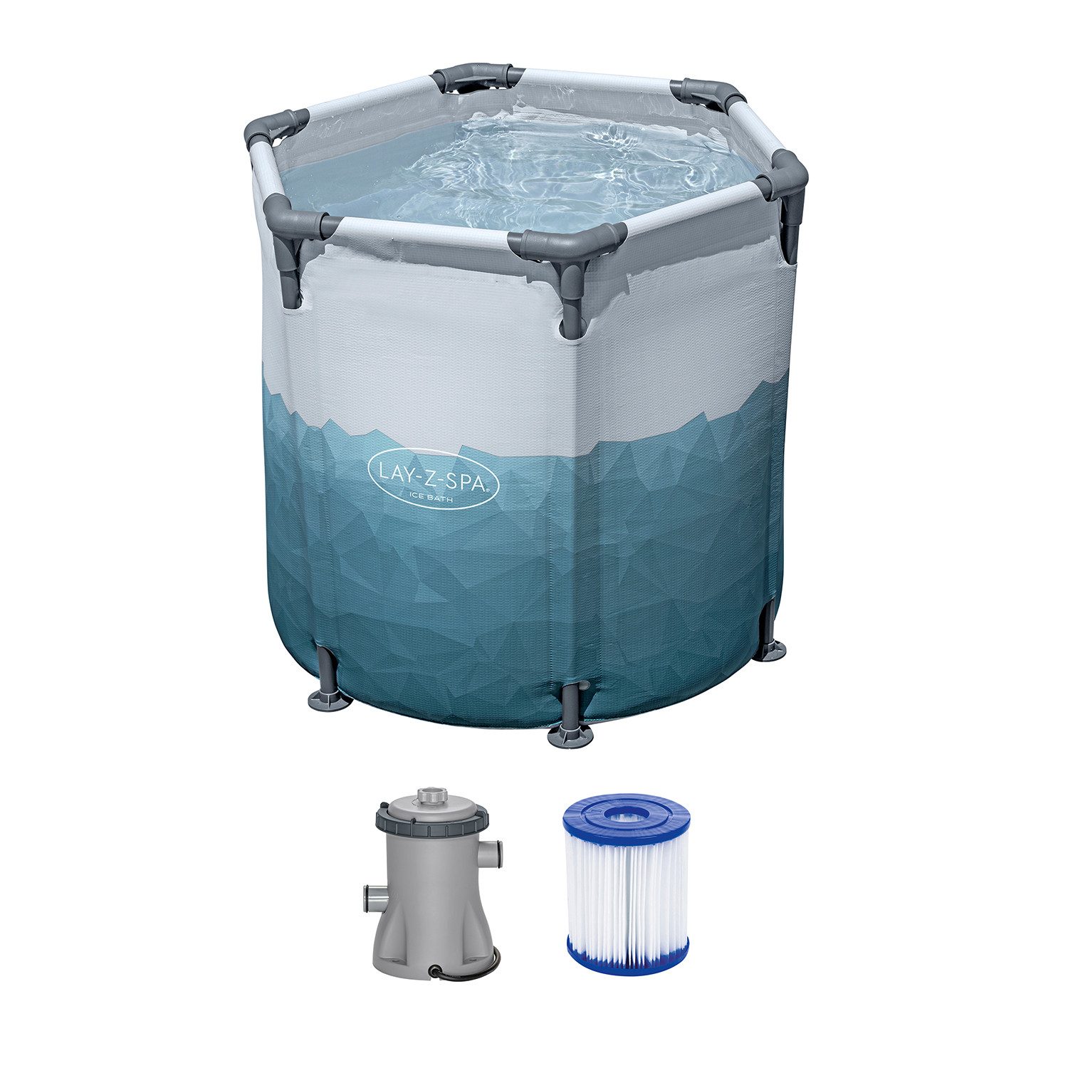 Framepool Bestway 6002K LAY-Z-SPA® Eisbad Glacial Dip™