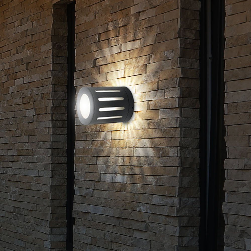 Geh Glas Beleuchtung EGLO Lampe Außen-Wandleuchte, Weg IP54 Außen Wand Leuchtmittel inklusive, Warmweiß, geätzt Eglo Leuchte