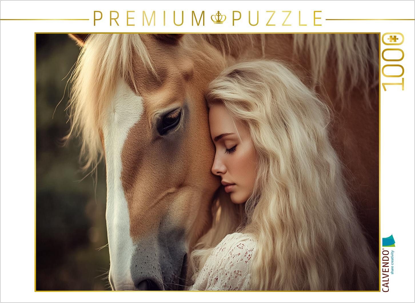 CALVENDO Puzzle CALVENDO Puzzle Ein Motiv aus dem Kalender Pferde und Seelensprüche, 1000 Puzzleteile