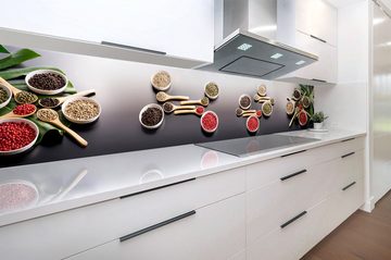 Rodnik Küchenrückwand Pfeffer-Vielfalt, ABS-Kunststoff Platte Monolith in DELUXE Qualität mit Direktdruck