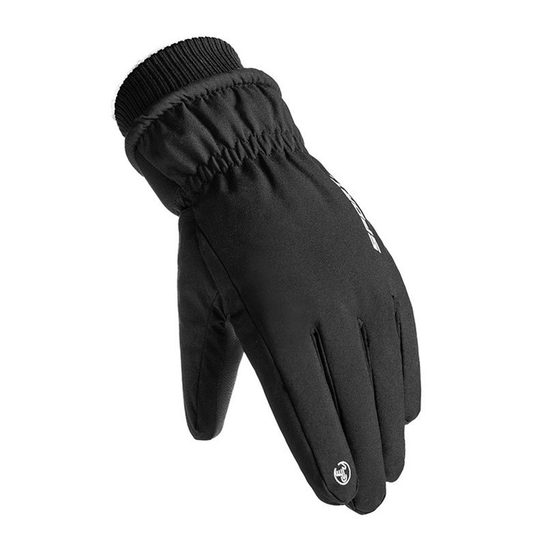 DÖRÖY Skihandschuhe Winddichte Handschuhe mitTouchscreen,unisex Weiß Winter-Skihandschuhe,warme