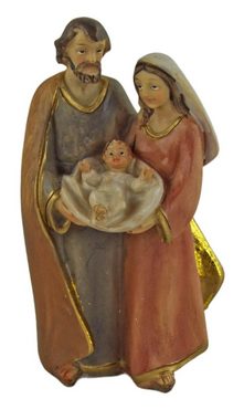 Krippenursel Krippenfigur Krippenfiguren Heilige Familie, 2er Set, ca. 12 cm, K 240 (2 St., 2-tlg), handbemalte Krippenfiguren