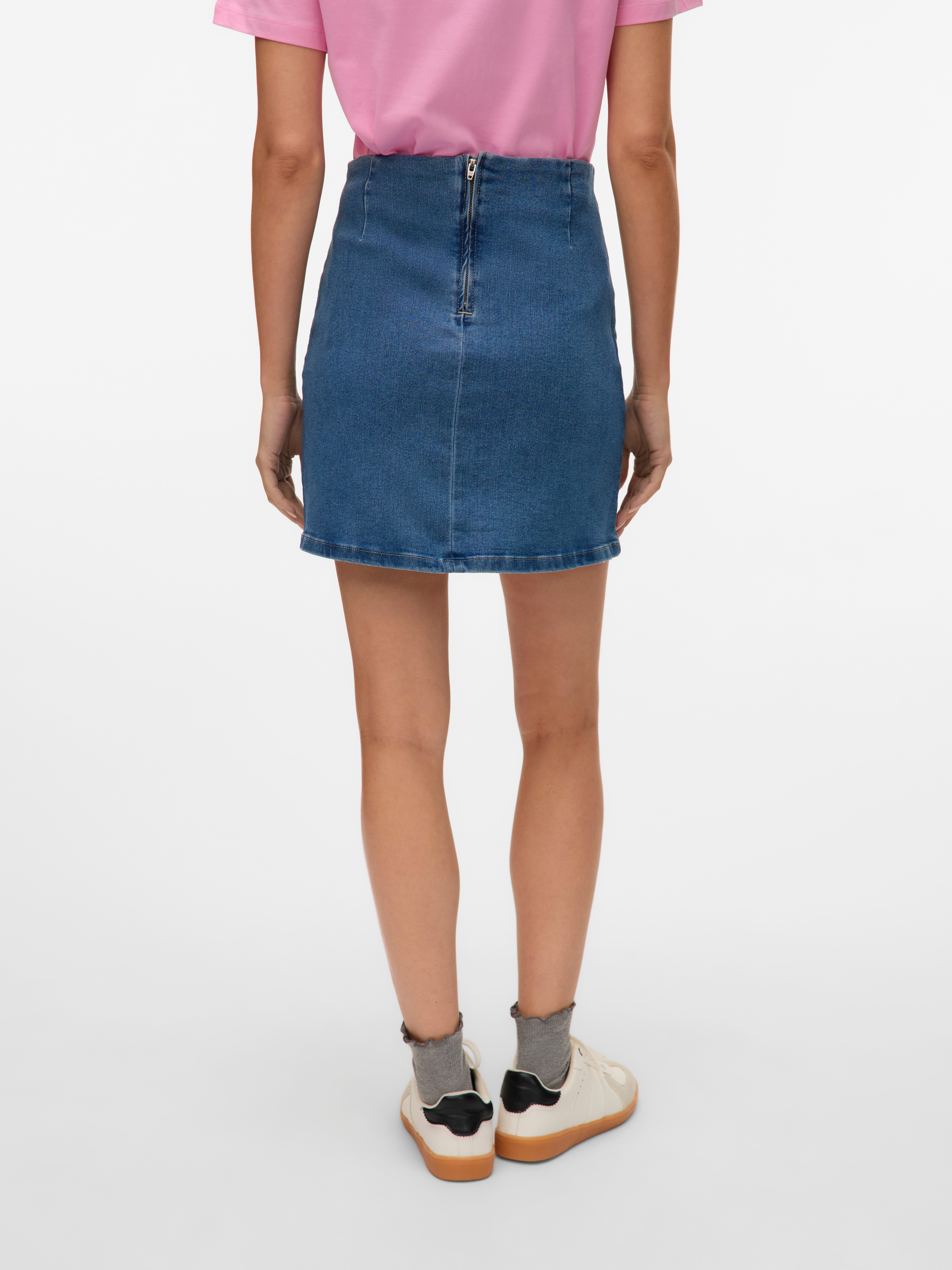 Vero Moda Jeansrock VMNELLY HR SHORT SKIRT DNM MIX NOOS günstig online kaufen