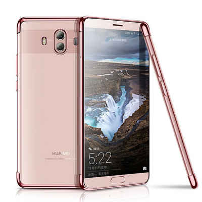 König Design Handyhülle Huawei Mate 10, Huawei Mate 10 Handyhülle Bumper Backcover Rosa