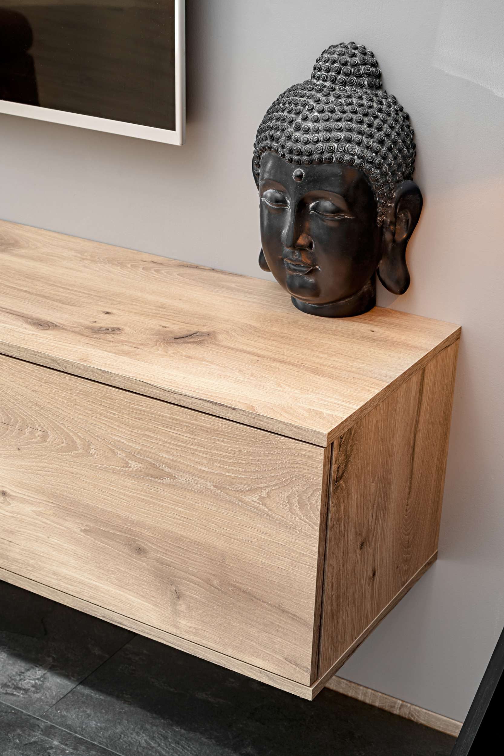 99rooms Wohnwand Litom, (Wohnmöbel, Wohnzimmer-Set), Modern Design, Grifflos - PUSH-CLICK System, mit LED-Beleuchtung