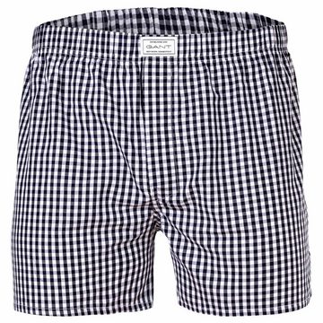 Gant Boxershorts Herren Web-Boxershorts, 2er Pack - Woven Boxer