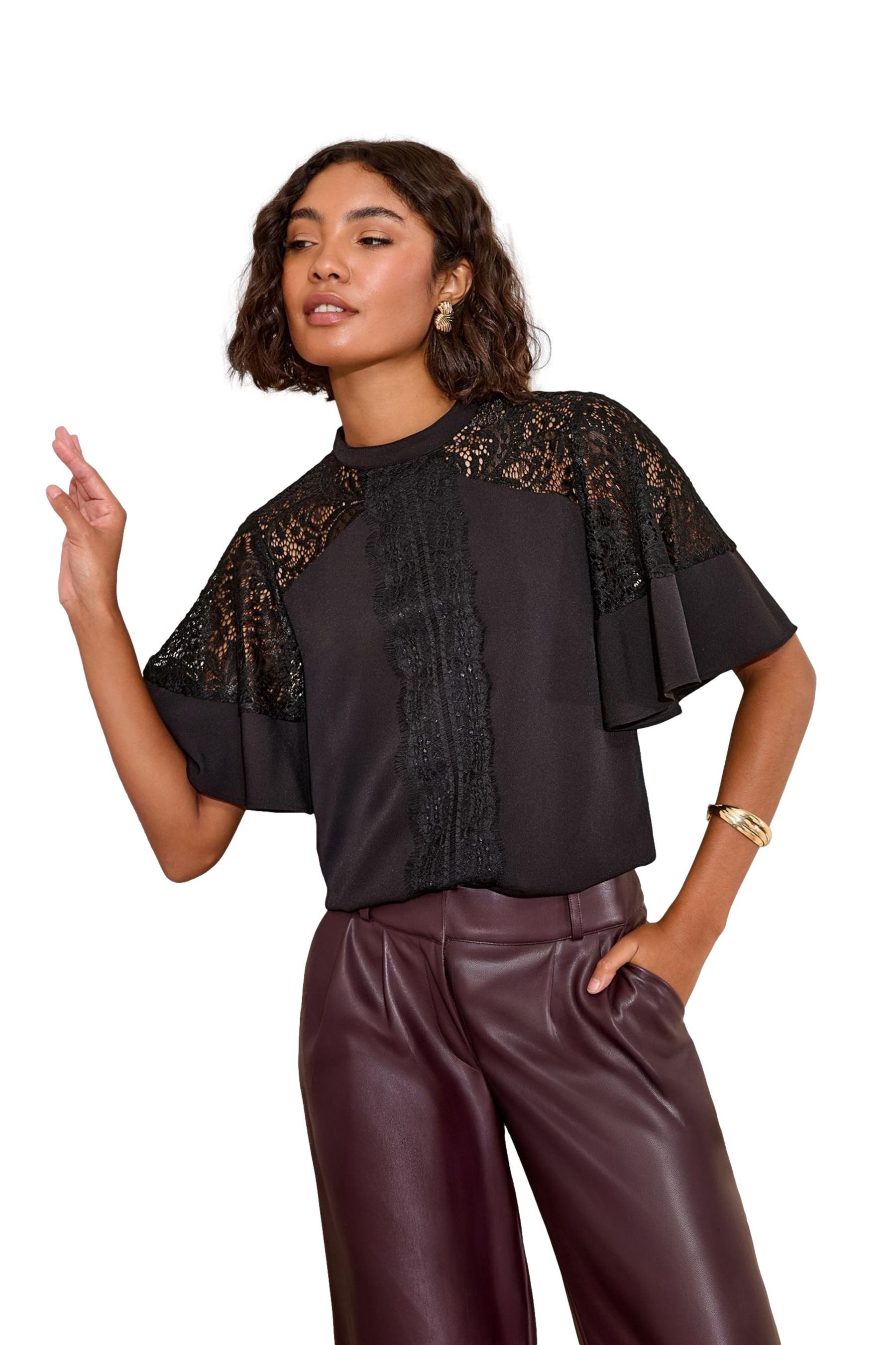 Friends Like These Spitzenbluse Friends Like These Spitzenbluse mit Flatter günstig online kaufen