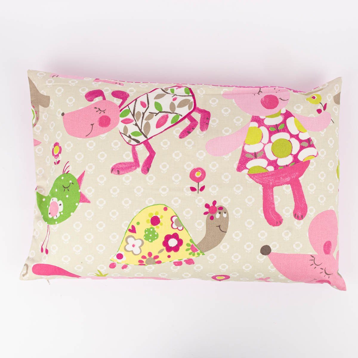 SCHÖNER LEBEN. Dekokissen Wendekissenhülle für Kinder Amelie & Friends Dinky Dots sand 40x60cm