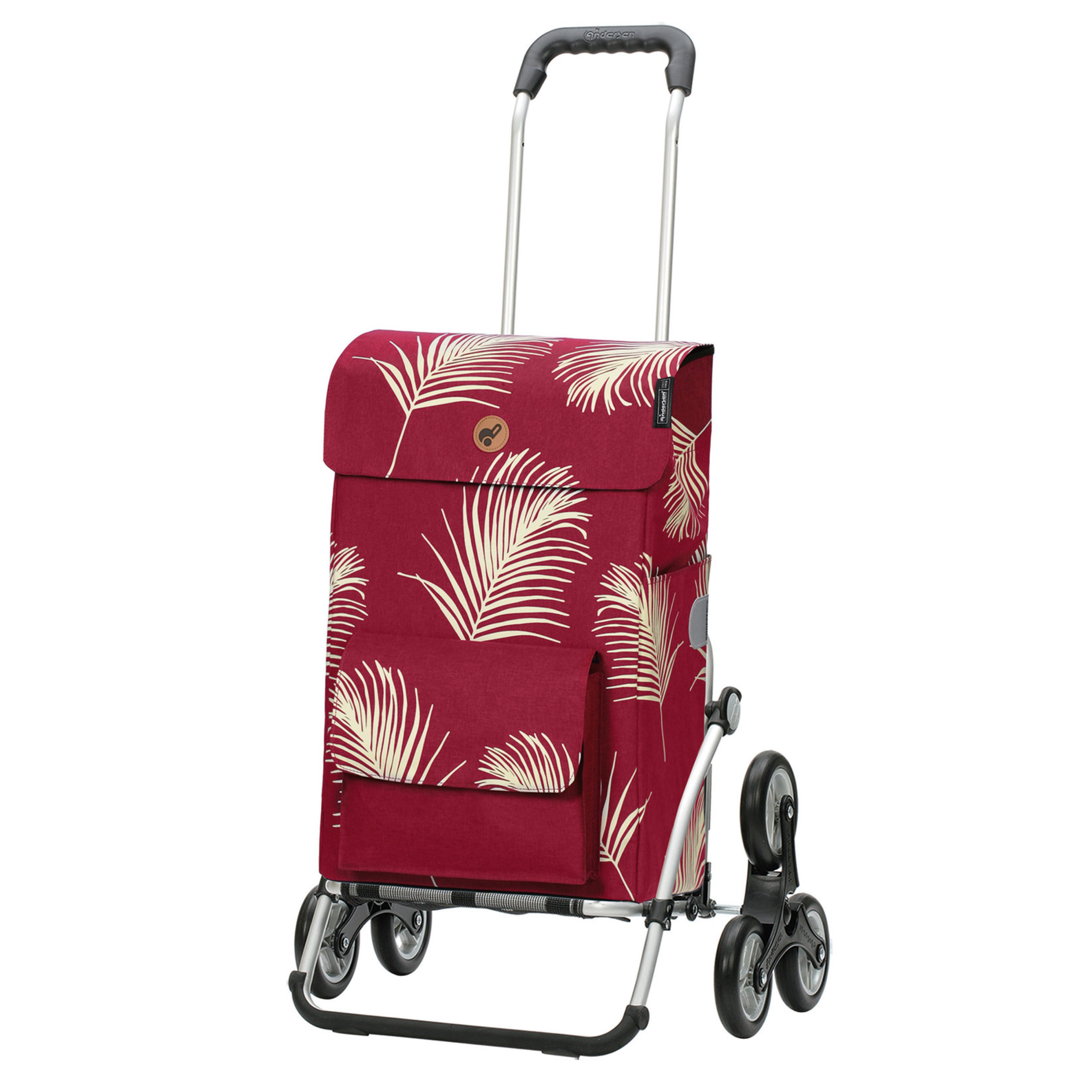 Einkaufsshopper Treppensteiger Royal Shopper mit Signe in Rot oder Schwarz