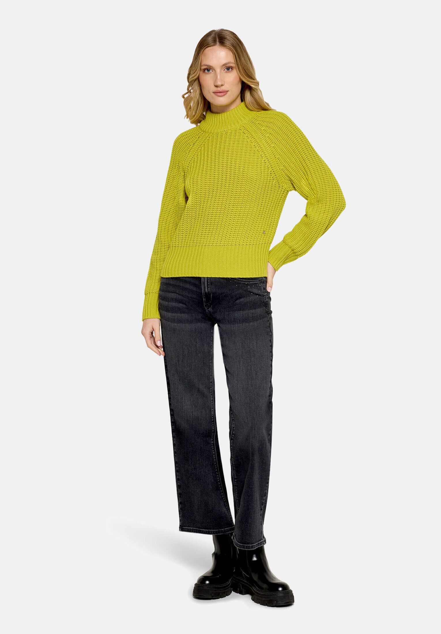 Betty&Co High-waist-Jeans Damen mit Strass