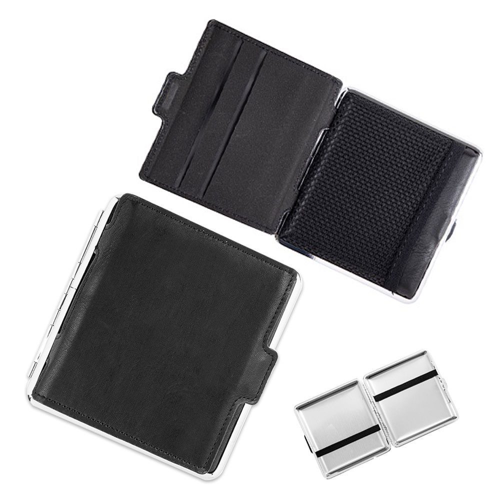 Coumo Kartenetui Kartenhalter Zigarettenetui Leder EC Karten Visitenkarten günstig online kaufen