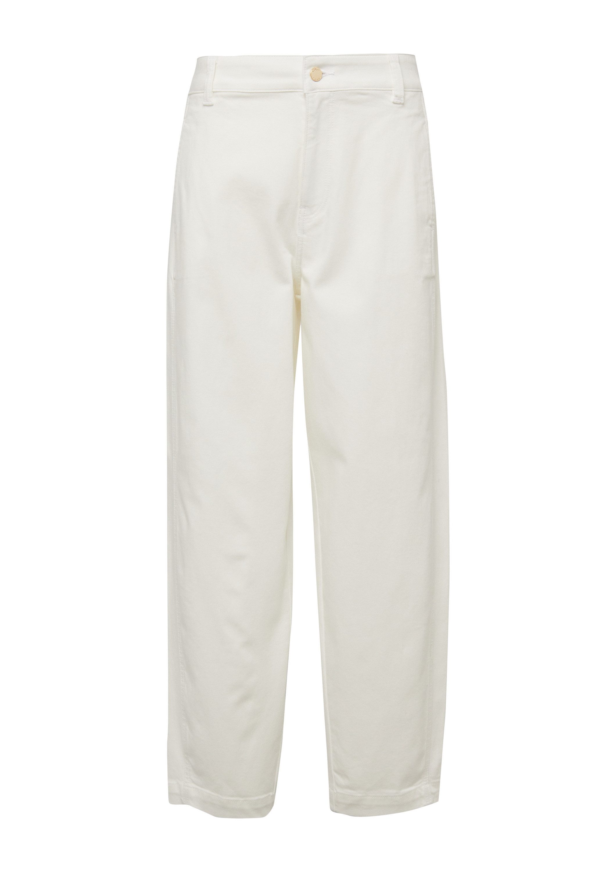 s.Oliver Weite Jeans Jeans-Hose Ankle-Jeans / Regular Fit / High Rise / Bar günstig online kaufen