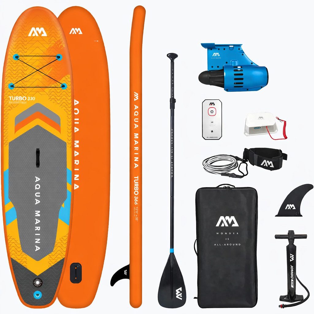 Aqua Marina SUP-Board Aqua Marina Turbo GO SUP Board mit Bluedrive-S Motor Elektroantrieb -