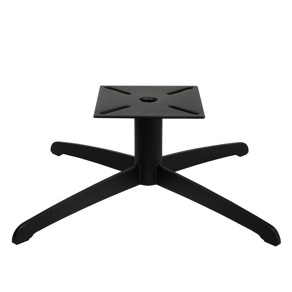 Prima-Online Stuhl Metall Stuhlgestell Schwarz Matt Stabil Basis Modern Loft 70x21cm