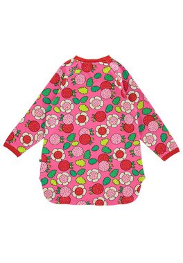 Småfolk Sweatkleid Sweatshirt-kleid mit Erdbeere Baumwolle