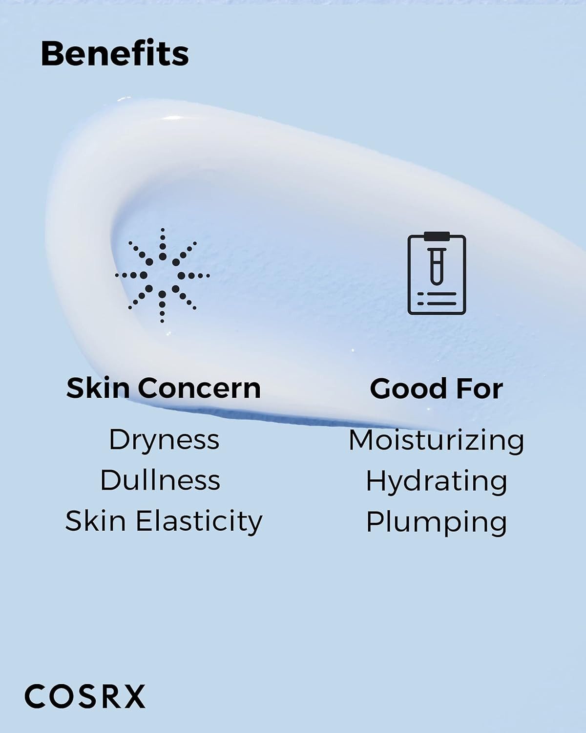 Cosrx Tagescreme Hyaluronic Acid Intensive Cream 100ml – feuchtigkeitsspendende Gesichtscreme mit Hyaluronsäure, Sanddorn, Glycerin, Panthenol &, Macadamiaöl – für trockene, empfindliche Haut – parabenfrei