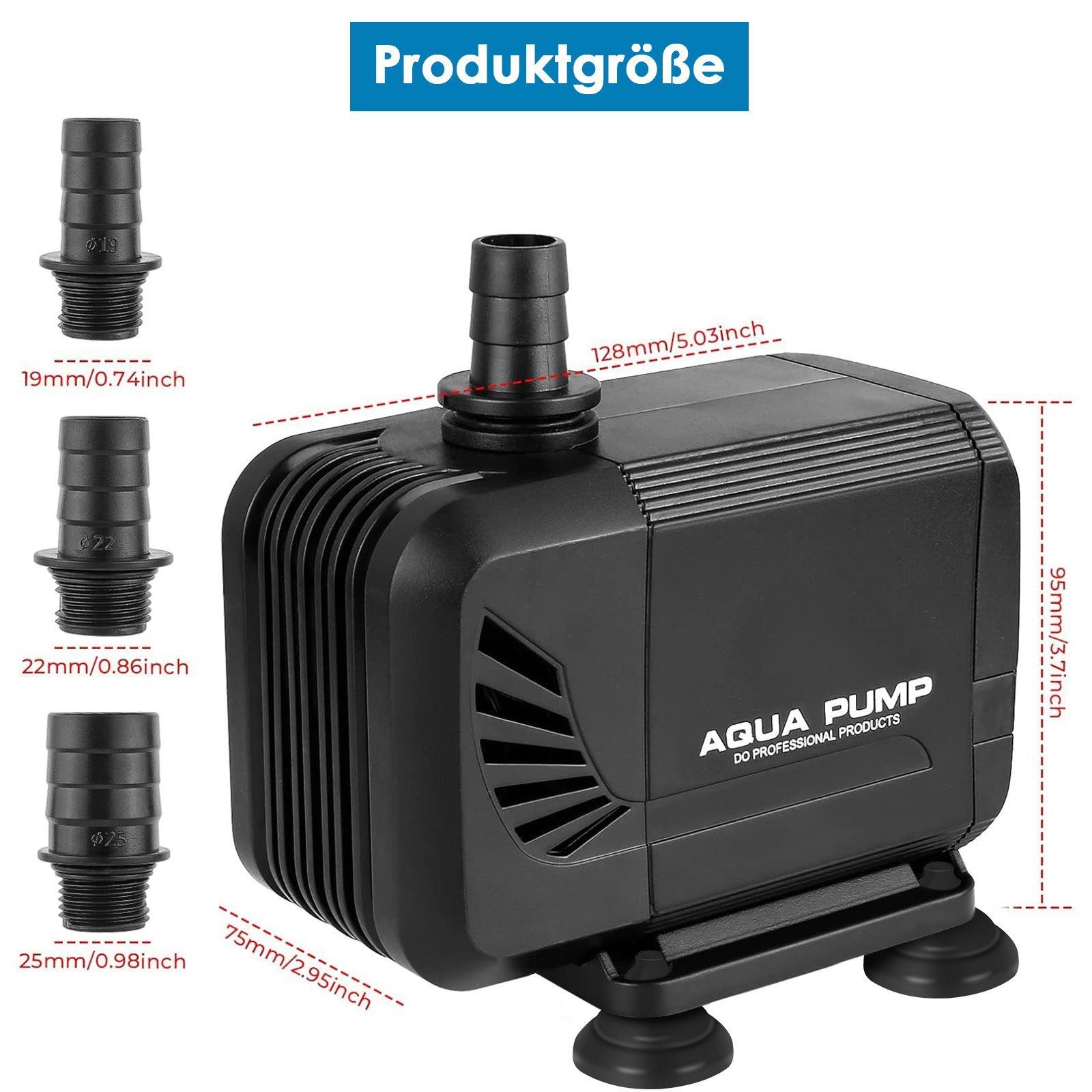 TLGREEN Springbrunnenpumpe, 40w/45w Aquarium Pumpe (Teichpumpe günstig online kaufen