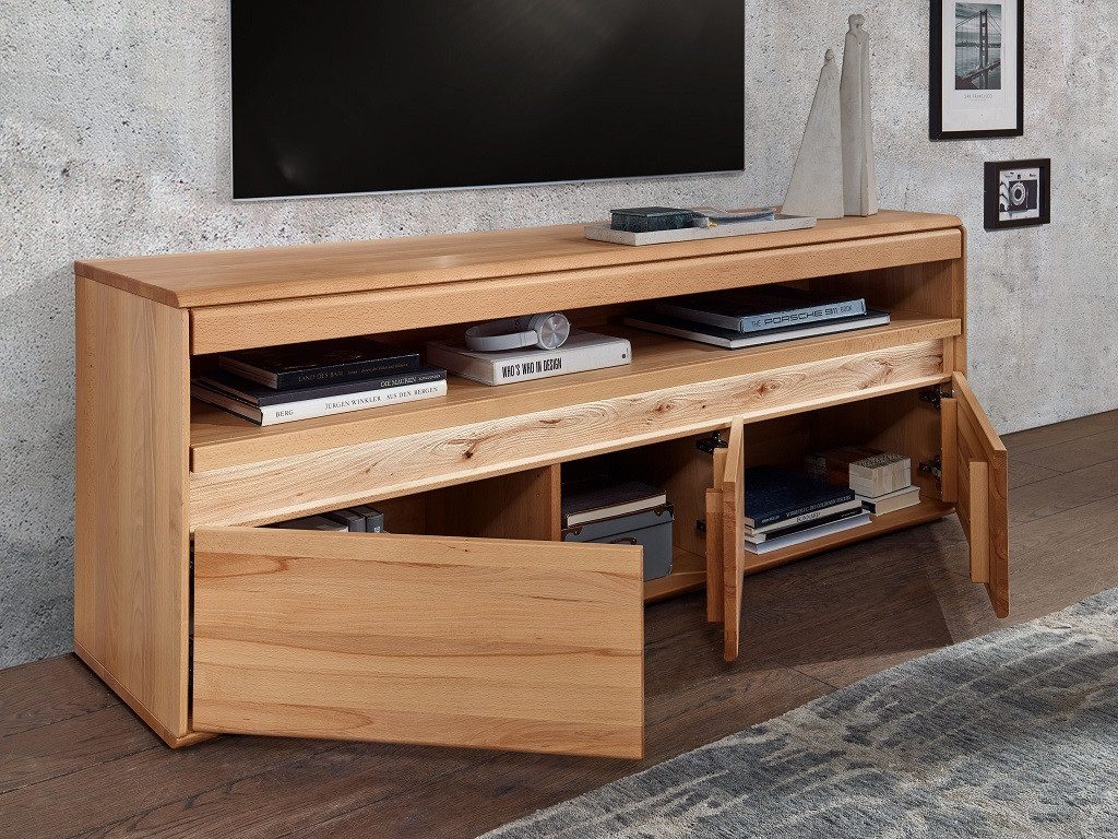 Main Möbel TV-Board TV Element Lowboard 163x63cm Kernbuche Berlin