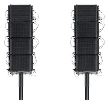 Pronomic V-Array Medium Aktives PA-System Set Party-Lautsprecher (Bluetooth 4.2 Empfänger, 840 W)