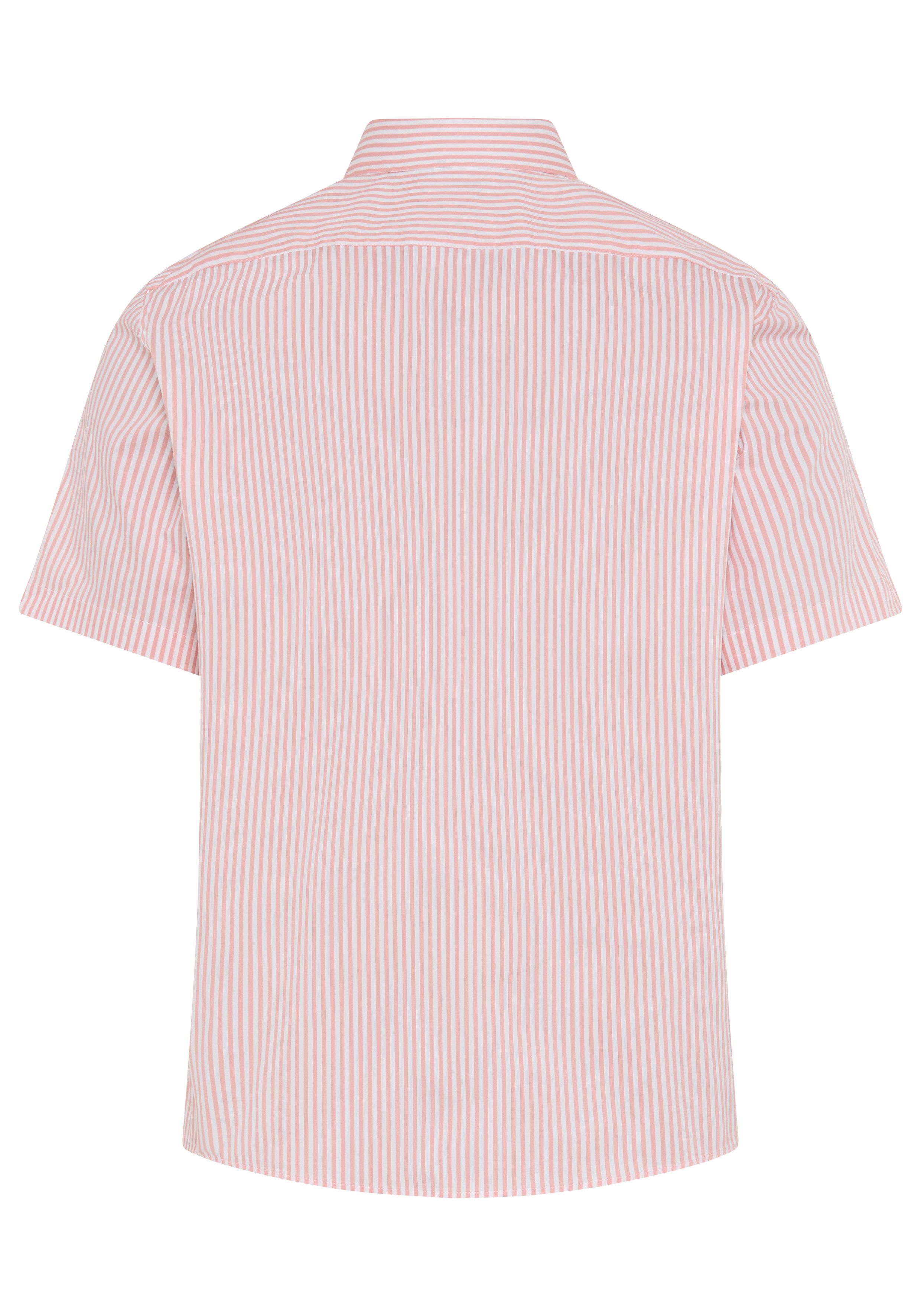 BOSS Kurzarmhemd Button-down-Kragen Regular Fit, Baumwollmix