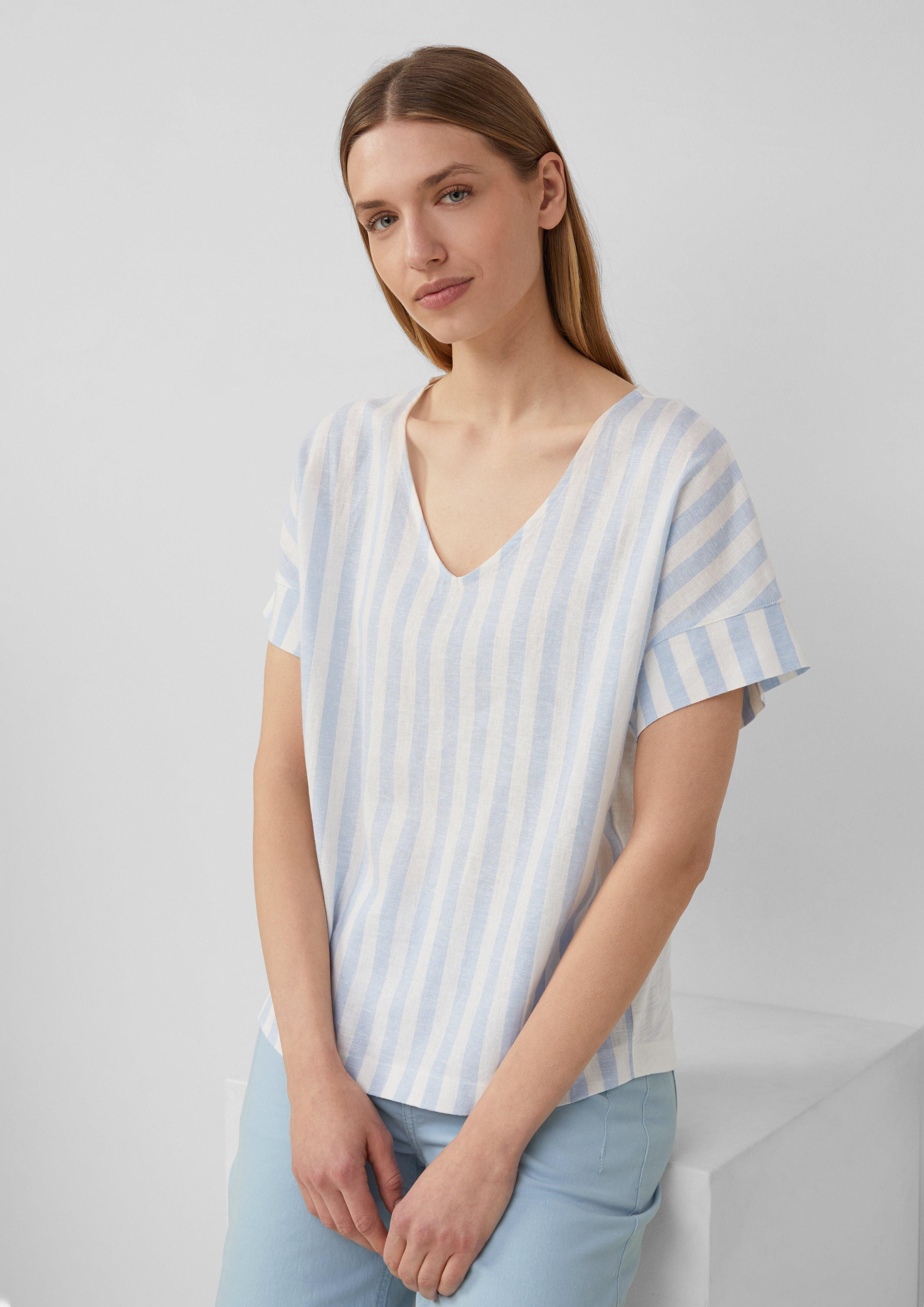 s.Oliver Shirttop T-Shirt im Fabricmix mit günstig online kaufen