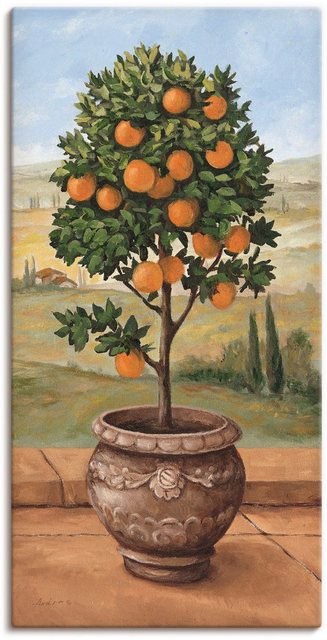 Artland Wandbild »Orangenbaum«, Bäume (1 Stück), in vielen Größen & Produktarten - Alubild / Outdoorbild für den Außenbereich, Leinwandbild, Poster, Wandaufkleber / Wandtattoo auch für Badezimmer geeignet-Otto