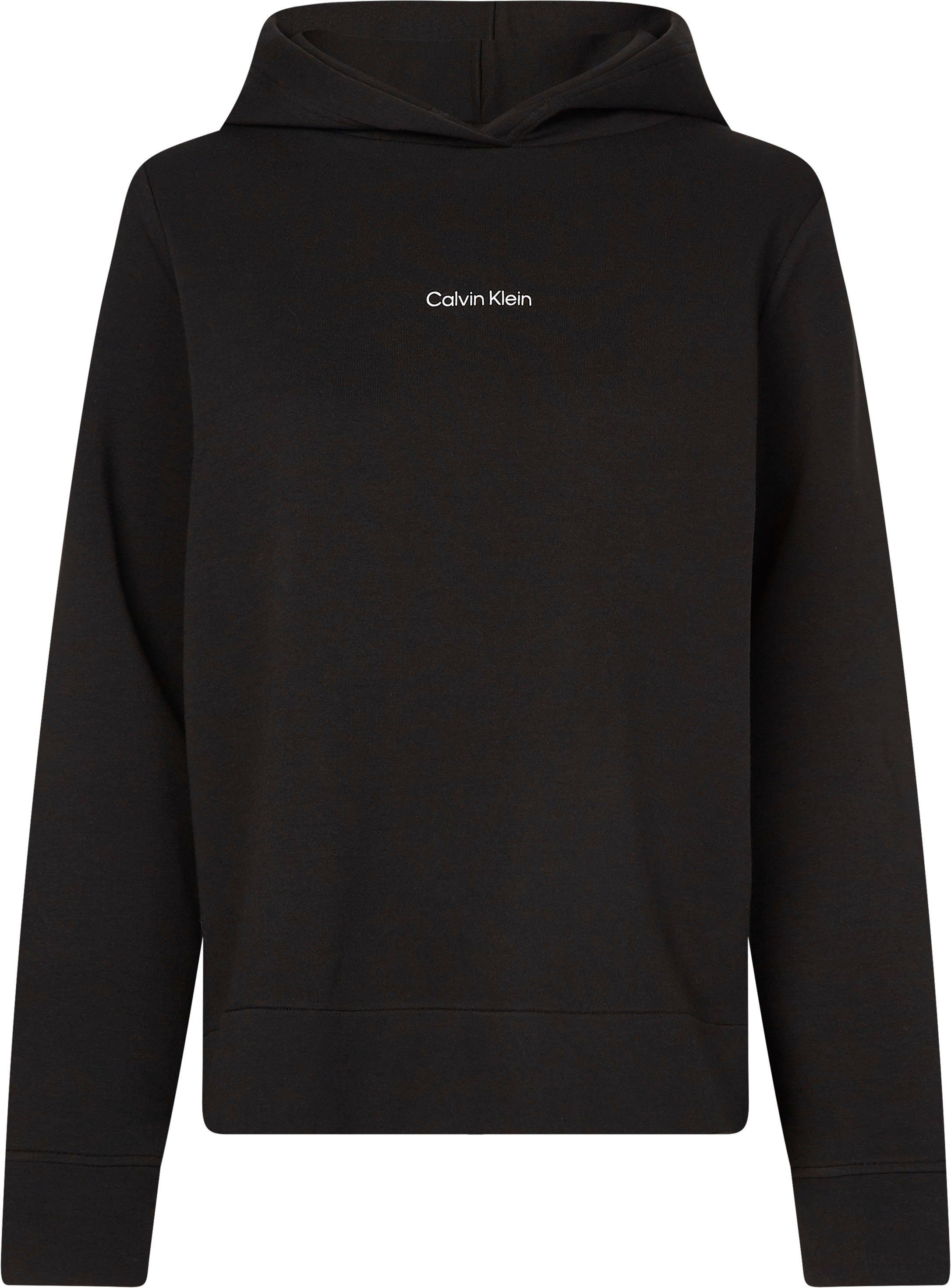 INCLUSIVE Klein LOGO Logo Calvin HOODIE in Calvin-Klein Curve Kapuzensweatshirt mit ESS MICRO Kontrastfarbe