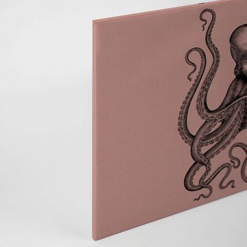 A.S. Création Leinwandbild jules, Tiere (1 St), Keilrahmen Bild Octopus Krake